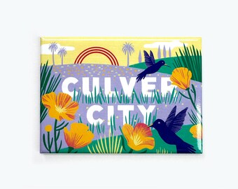 Culver City Hummingbirds Refrigerator Magnet