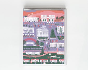 Culver City California Holiday Card - Boxed Set of 8 Cards