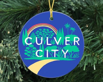 Culver City Trees Christmas Holiday Ornament