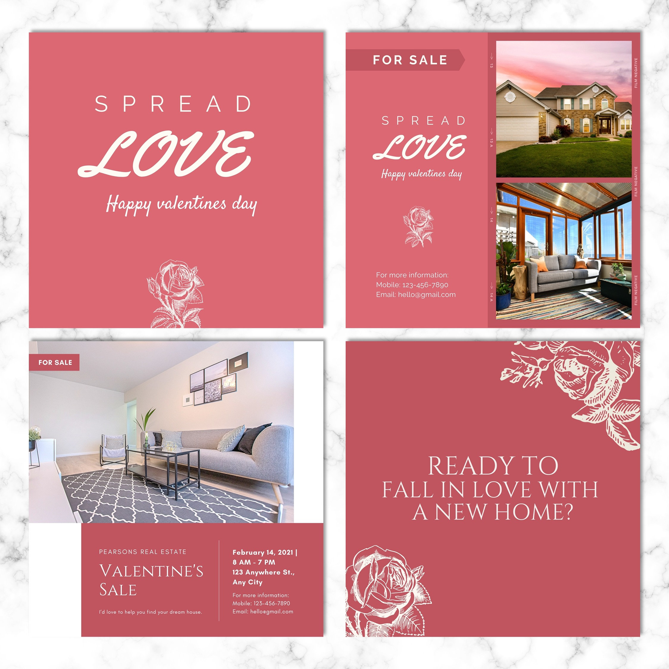 11 Real Estate Valentines Day Post Real Estate Marketing Etsy