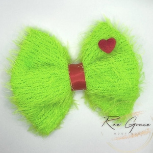 He’s a Mean One Green Bow / He’s a Mean One Green Headwrap