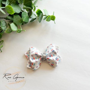 4th of July Hair Bow / USA Hair Bow