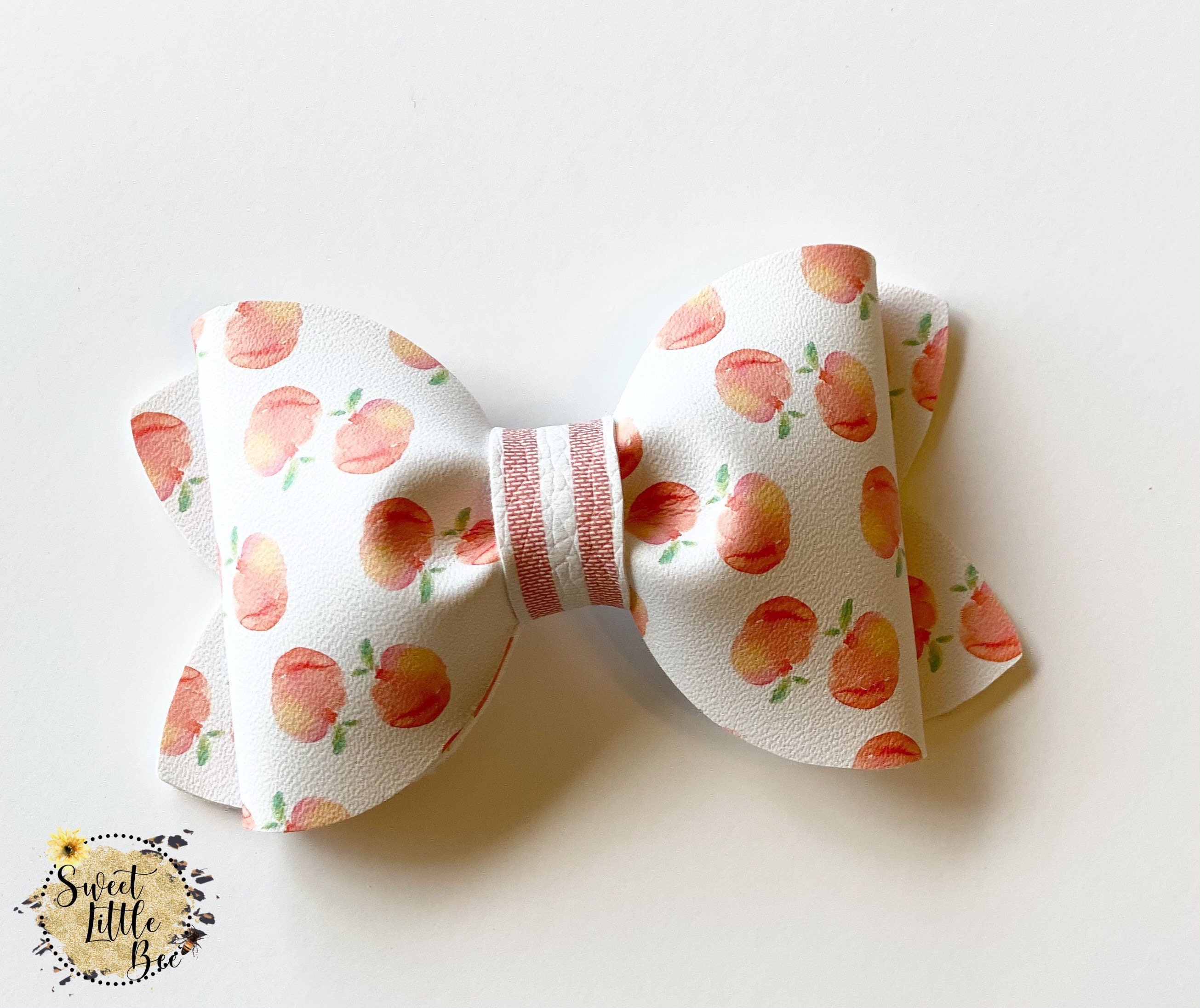 Peaches Hair Bow - Etsy Peaches Hair Bow - Etsy