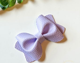 Purple Hair Bow