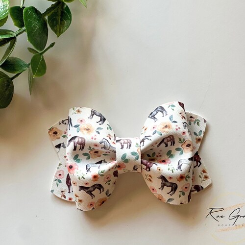 Horse Hair Clips Horse Hair Bow Horse Hair Accessories Felt Etsy