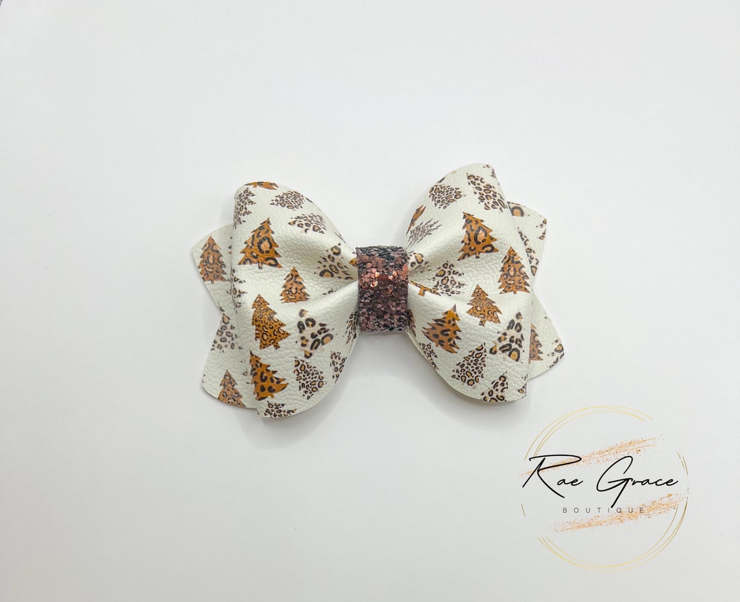 Christmas Tree Hair Bow / Christmas Hair Bow Etsy
