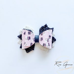 Snowman Hair Bow / Christmas Hair Bow