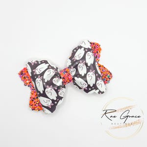 Girly Ghosts Halloween Hair Bow
