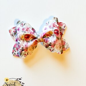 Floral Hair Bow