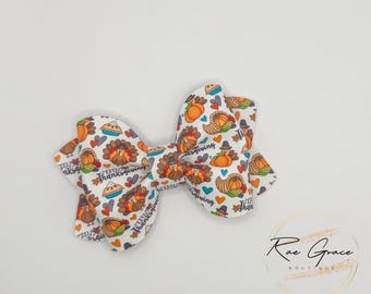 Thanksgiving Hair Bow