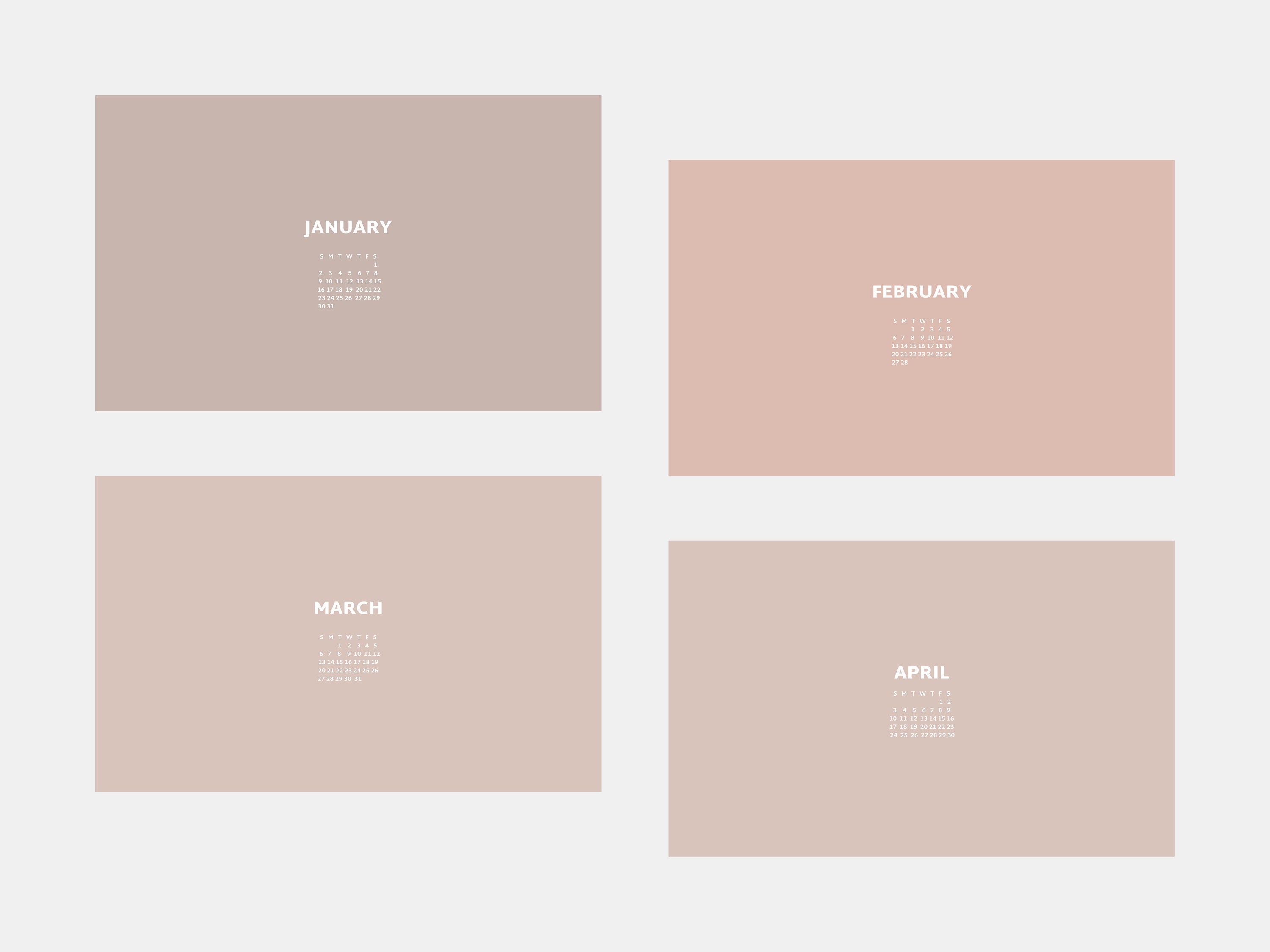 2022 Desktop Wallpaper Calendar 2022 Desktop Background Etsy