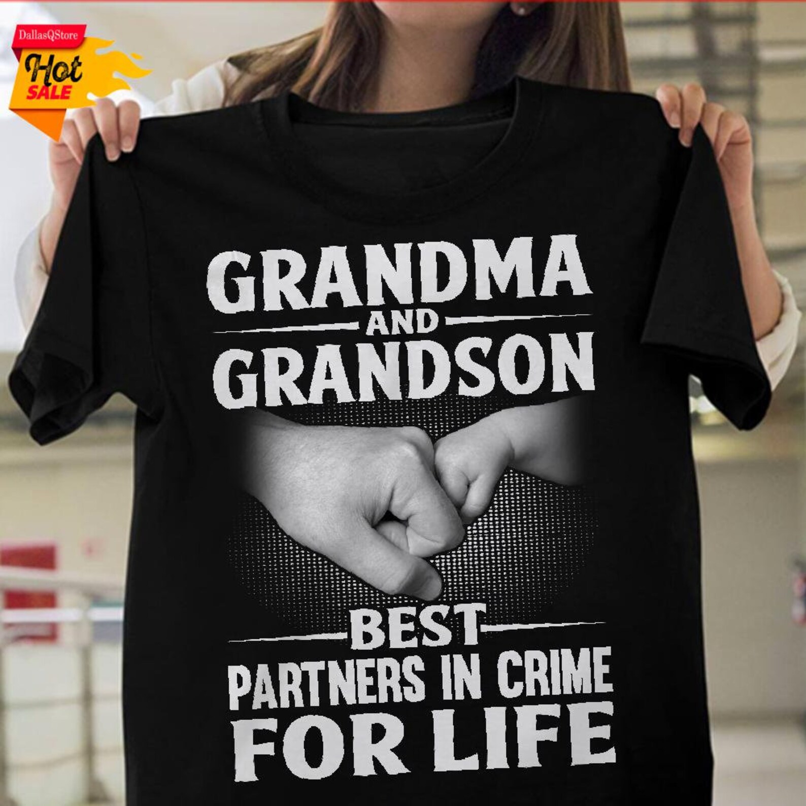 Grandma And Grandson Best Partners In Crime For Life T Shirt Etsy 
