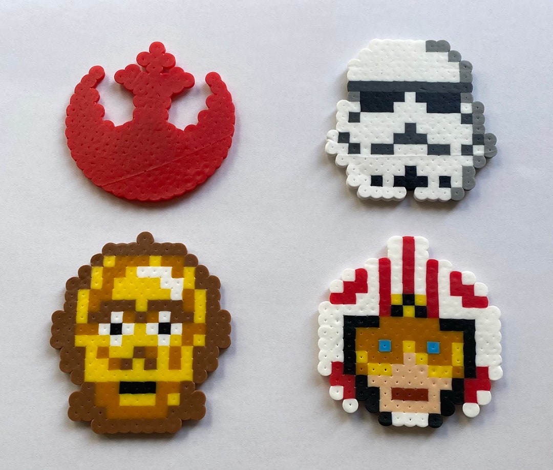 Hama Beads R2d2 Perler Perler Beads Patterns Star Wars Bead Design