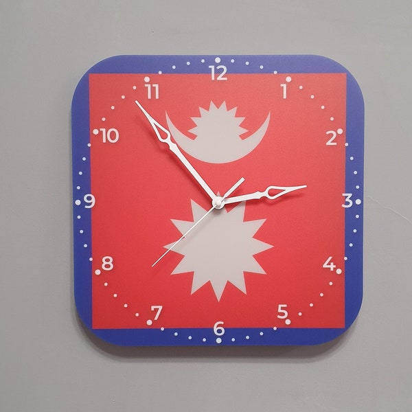 Nepal Wall Clock Etsy