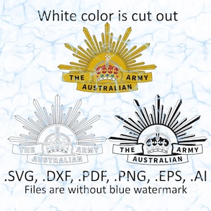 Australian Army svg vector, dxf, pdf, ai, eps, png files
