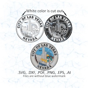 Archivos vectoriales svg de Las Vegas, dxf, pdf, ai, eps, png, Sello de Las Vegas, Emblema, Logotipo