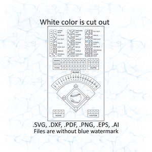 Juego de mesa de dados de béisbol archivos svg vector, pdf, dxf, ai, eps, png