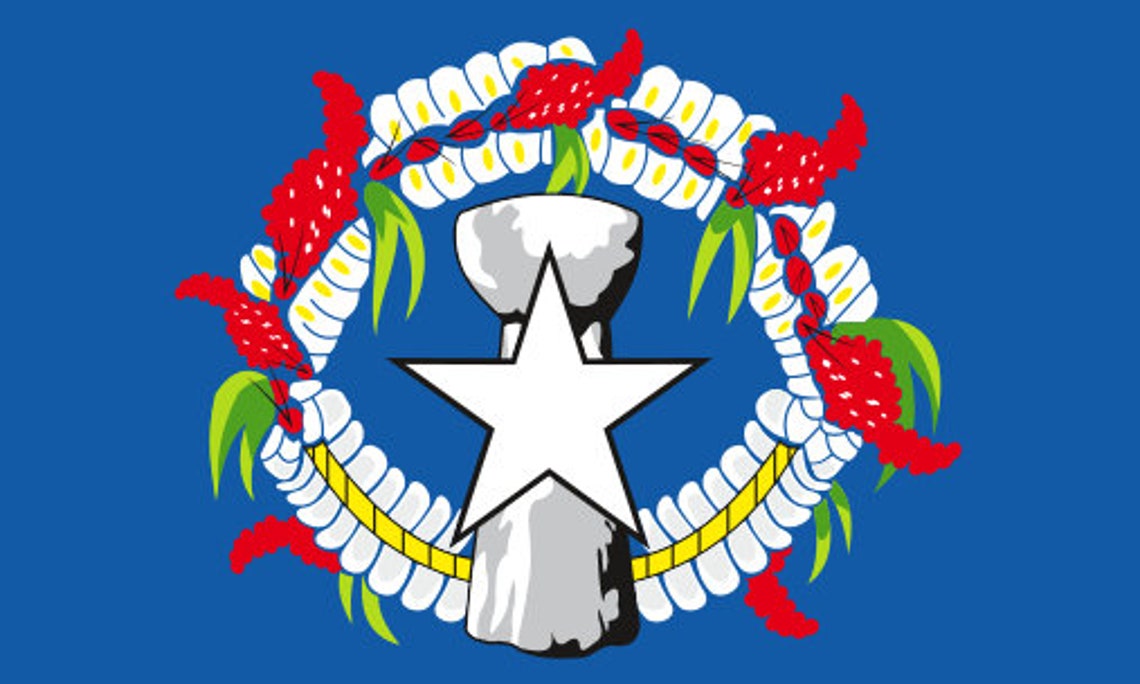 Flag of Northern Mariana Islands vector svg file Etsy