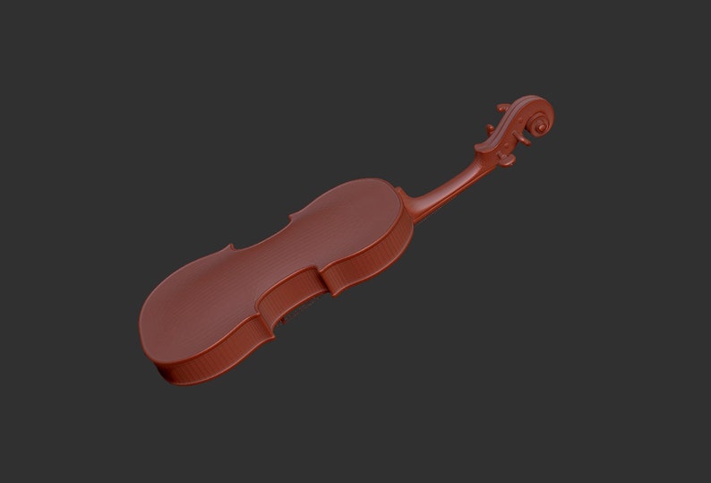 Violin 3d Stl File Model Sculpture - Etsy