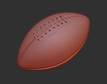 American Football 3D-Modell Reliefelement, CNC Fräser Engraver, CNC Dateien