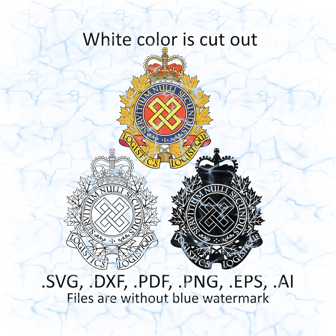 Royal Canadian Logistics Service (RCLS) Svg Vector Files, Dxf, Pdf, Ai ...