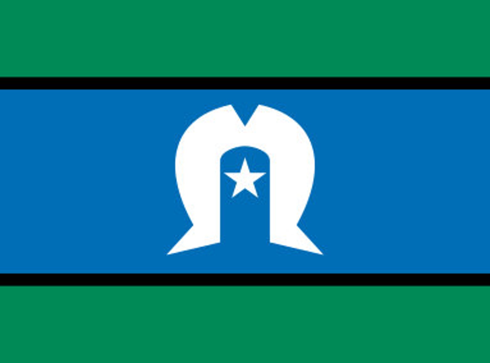 Torres Strait Islander flag vector svg file | Etsy