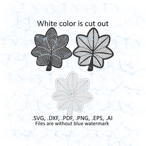 May include: Black and white digital design of a five-pointed star with a detailed leaf pattern. The white areas are cut out for use in a crafting project.