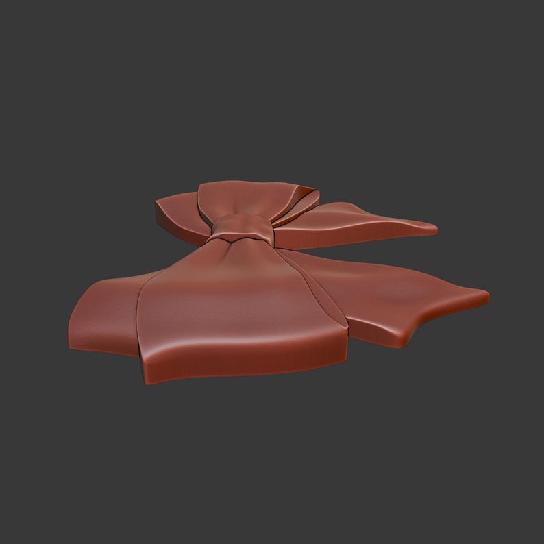 Bow Ribbon .stl 3d Model Relief Element, Cnc Files - Etsy