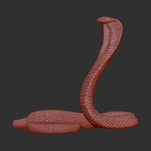 Cobra snake stl 3d model relief element, CNC Router Engraver, CNC files