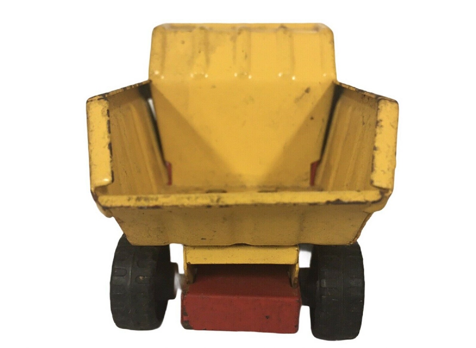 1960's Vintage Louis Marx Toy Dump Truck Red and Yellow Etsy