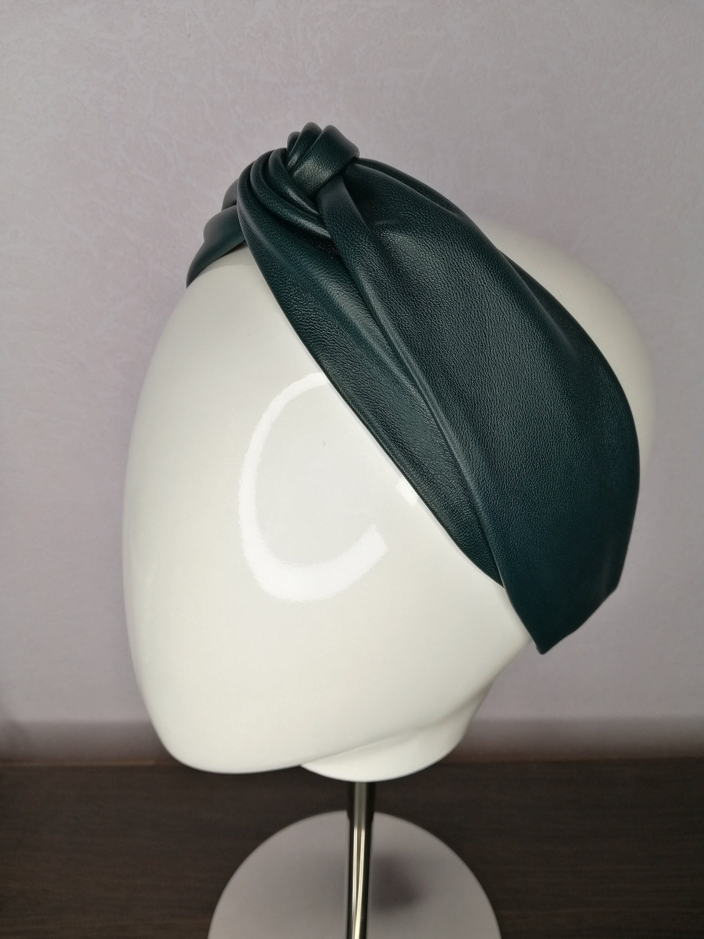 Luxury Headband Real leather headband Woman accessories Etsy