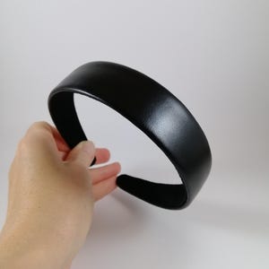 Luxury Headband orange Real leather headband Woman accessories Turbans Realleather Accessories Genuine leather Minimalism basic