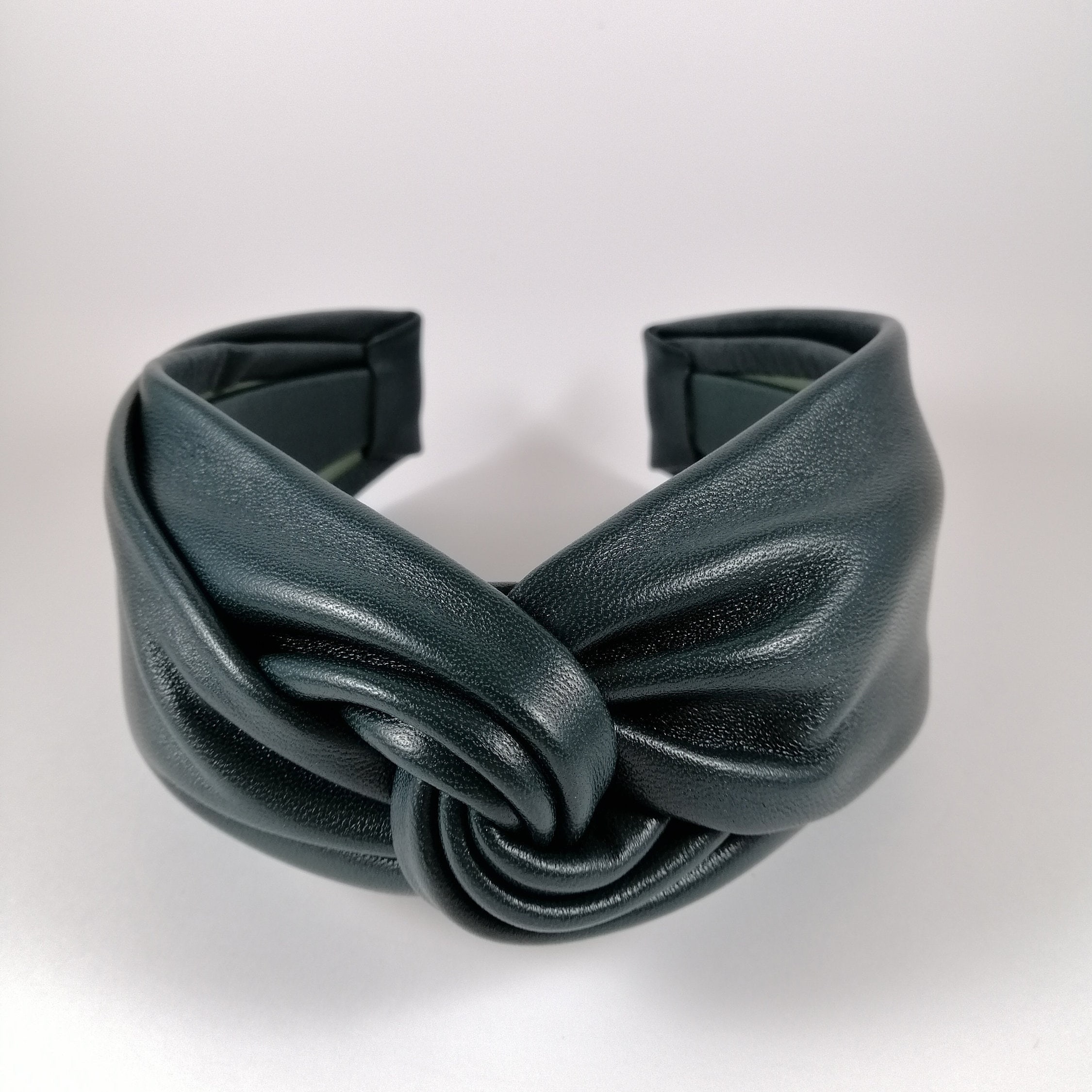 Luxury Headband Real leather headband Woman accessories Etsy