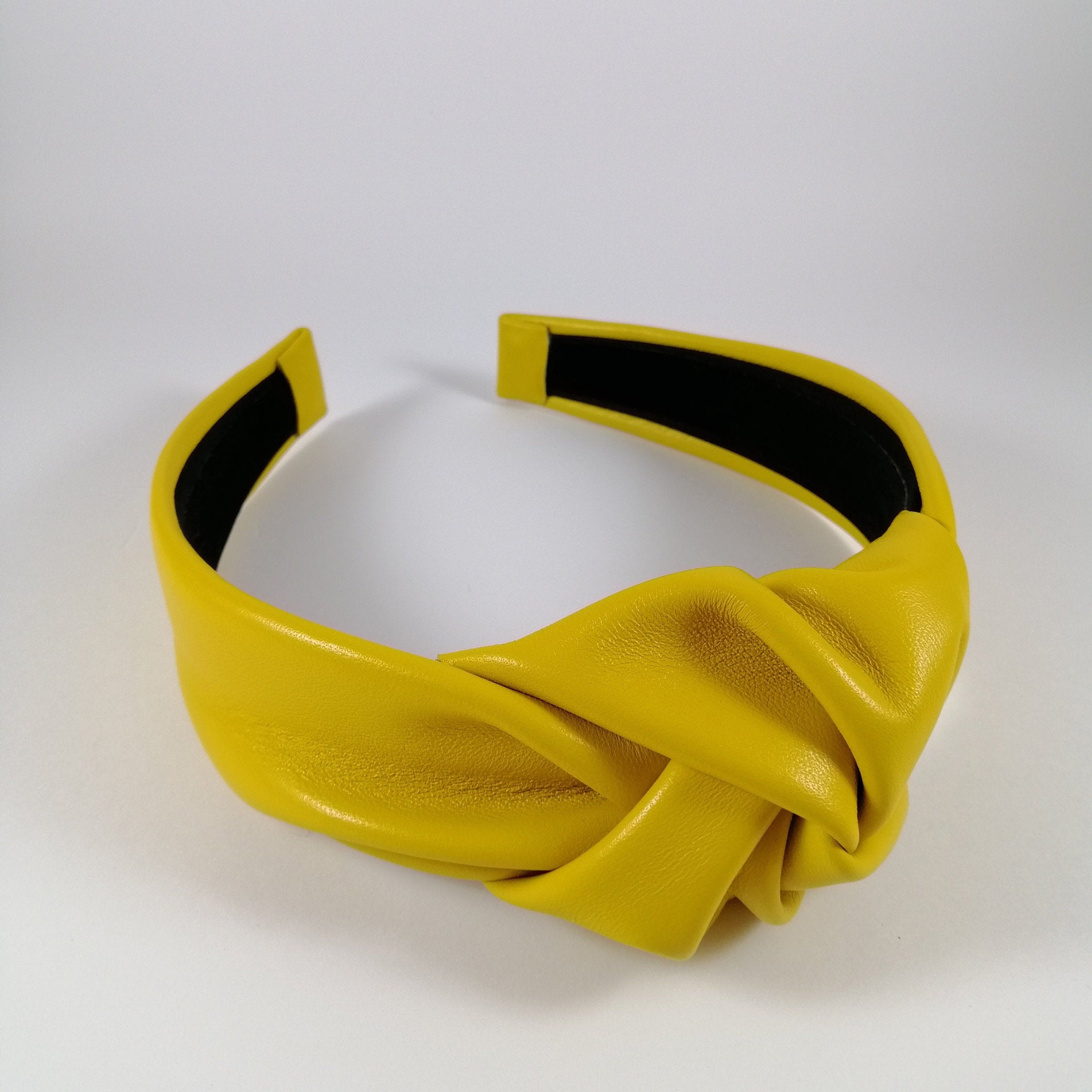 Luxury Headband Real leather headband Woman accessories Etsy