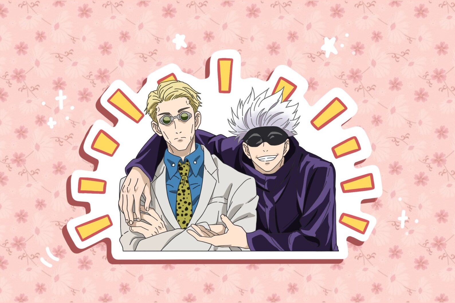 nanami gojo sticker anime sticker jujutsu kaisen gojo etsy