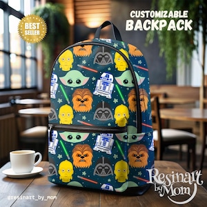 Star Wars Backpack, Backpack for kids, Disney Backpack, Disney Park Bag, Disney School Bag, Customizable Backpack, Kids Backpack