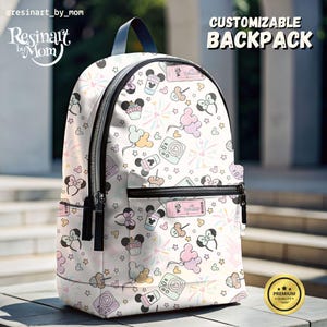 Magical Mouse Essentials Backpack, Mouse Backpack for kids, Disney Backpack, Disney Park Bag, Disney School Bag, Customizable Backpack