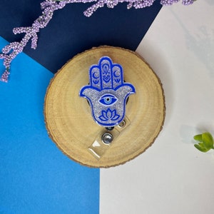 Evil Eye Hamsa Hand Abzeichen Reel: Amulett Schutz