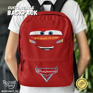 Sac à dos Cars Disney, Sac à dos Cars pour enfant, Sac à dos Disney, Sac Parc Disney, Cartable Disney, Sac à dos personnalisable, Sac à dos pour enfant