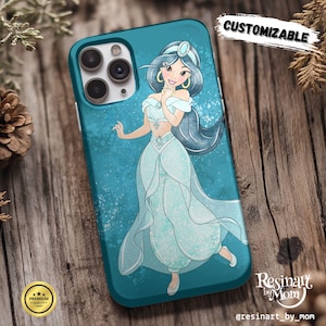 Princess Jasmine Phone Case | Disney Aladdin iPhone & Samsung Cover | Magic Carpet Design | Disney Gift for Her | Disney Phone Case