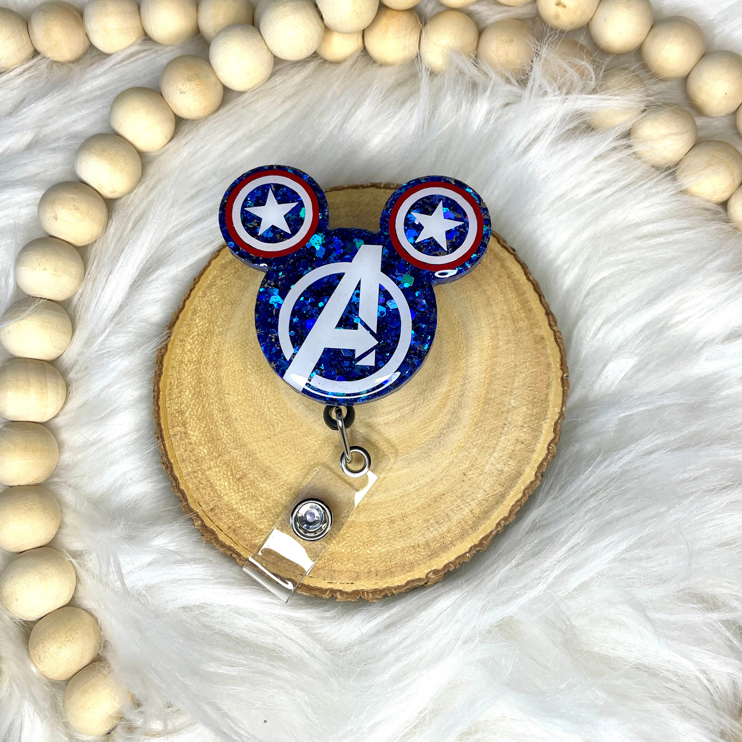 Captain America Badge Holder 