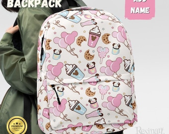 Mochila Disney Snacks, mochila escolar personalizable de Mickey Mouse