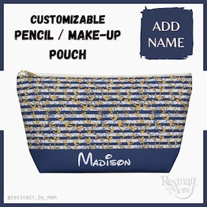 Cruise Travel Pouch, Travel Pouch, Disney Make-up Pouch, Disney Pouch, Disney School Bag, Customizable Pencil Bag