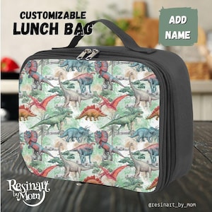 Sac à lunch dinosaure, boîte à lunch isotherme pour enfants, joli fourre-tout dinosaure pour garçons et filles