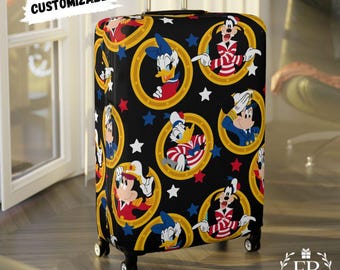 Nautical Sail Ship Suitcase | Protector Cruise Luggage Cover