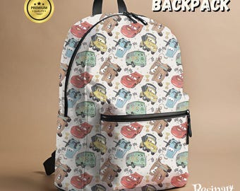 Disney Cars Backpack, Lightning McQueen School Bag, Customizable
