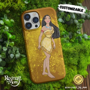 Pocahontas Phone Case | Disney Princess iPhone & Samsung Cover | Nature-Inspired Wind Design | Gift for Her | Brave Spirit Phone Accessory