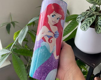 Ariel Tumbler, Custom Disney Princess Insulated Cup
