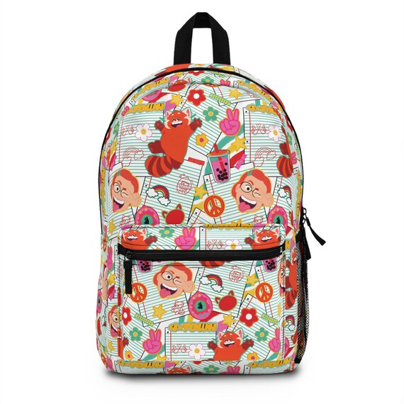 Playful Red Character Appliqué Women\'s Backpack 109630-1.jpg main image 3