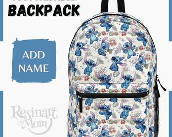 Mochila Disney Stitch, mochila escolar personalizable para niños
